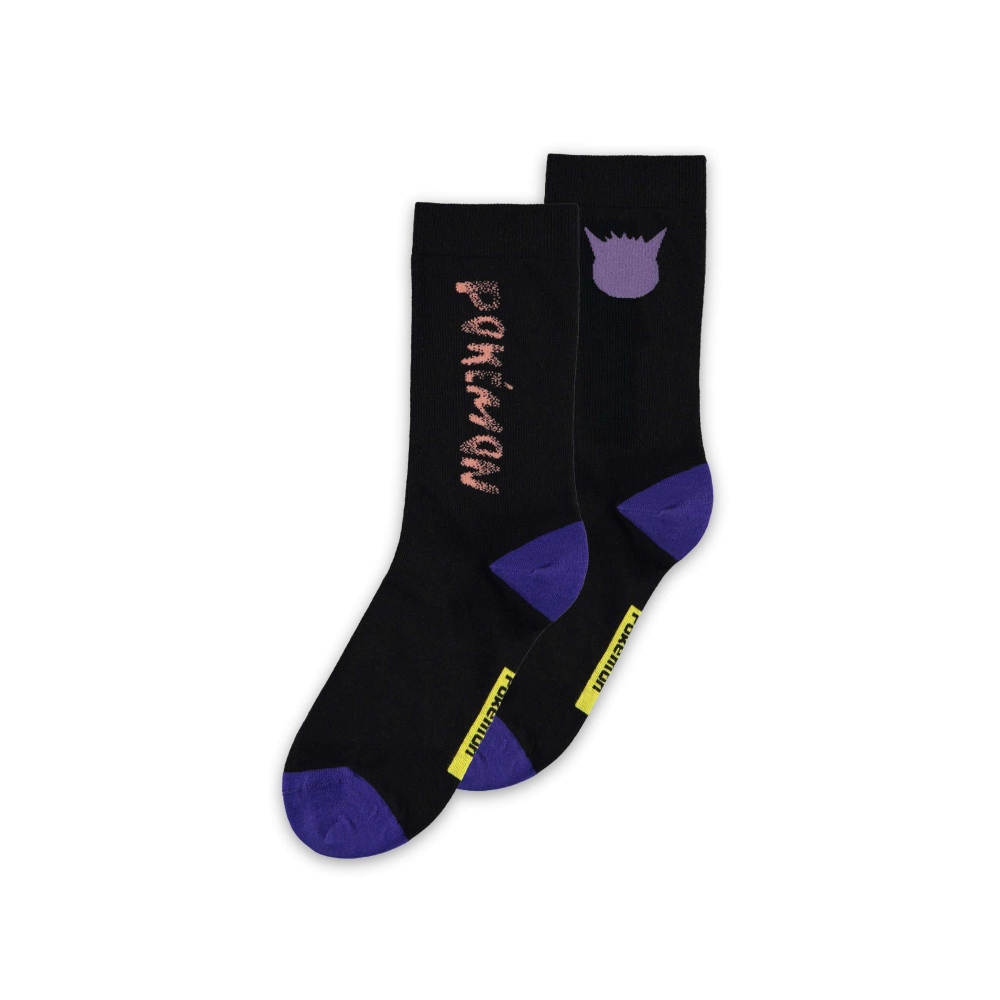 Pokémon - Gengar Socken - Schwarz/Lila